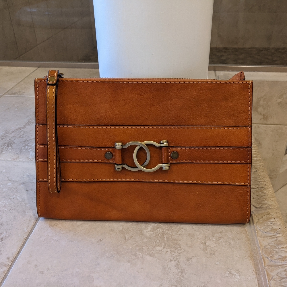 Pratesi Italian leather clutch